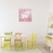 Stupell Industries Lola Pink Floral Puppy Canvas, design by Clare Tupper